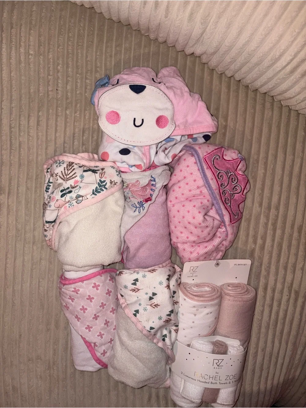 Baby Hooded Towel & Washcloth Set